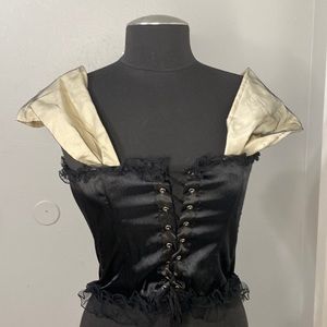 Black corset top